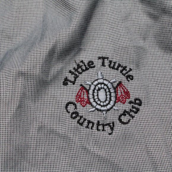 Little Turtle Country Club Vintage Nike Golf Jacket 1/4 Snap MED Pullover - Picture 2 of 8